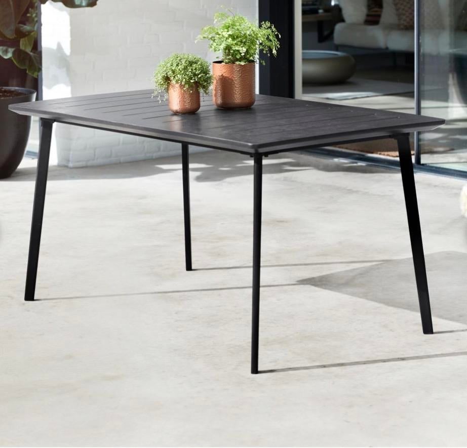 Keter Metalea tuintafel 146 cm, Tuin en Terras, Ophalen, Nieuw, Rechthoekig, Kunststof
