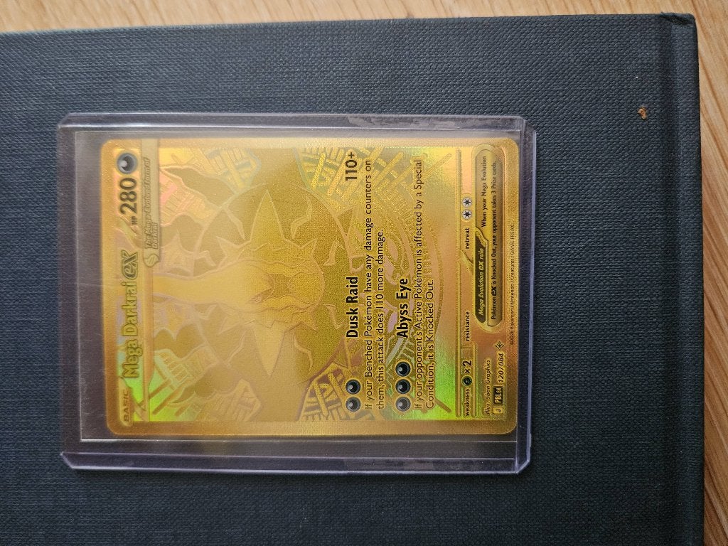 Mega Darkai Ex Gold, Ophalen of Verzenden, Nieuw, Losse kaart, Foil
