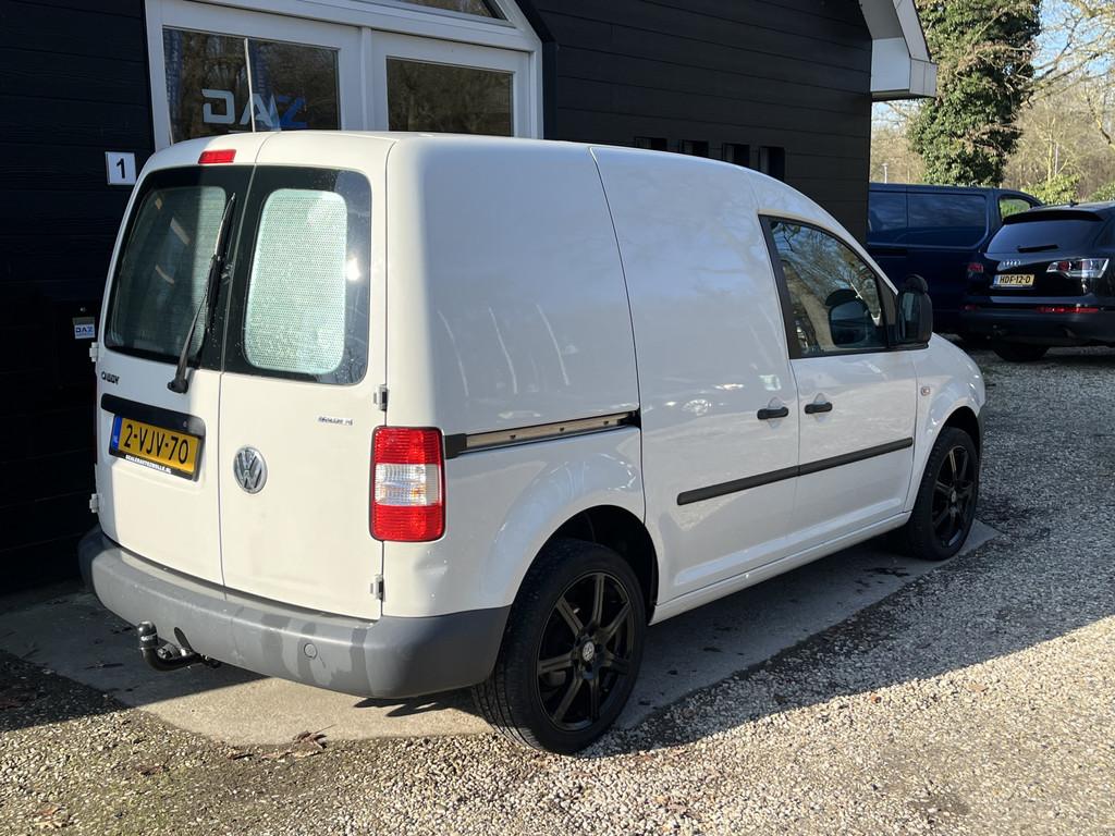 Volkswagen Caddy 2.0 CNG 850 kg. Airco/Cruise/Trekhaak/17 in, Auto's, Bestelauto's, Euro 5, Stof, Gebruikt, Volkswagen