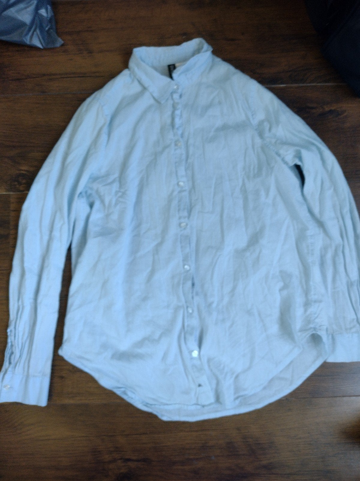 Lichtblauwe blouse van Divided by H&M, Divided by H&M, Blauw, Ophalen of Verzenden, Zo goed als nieuw