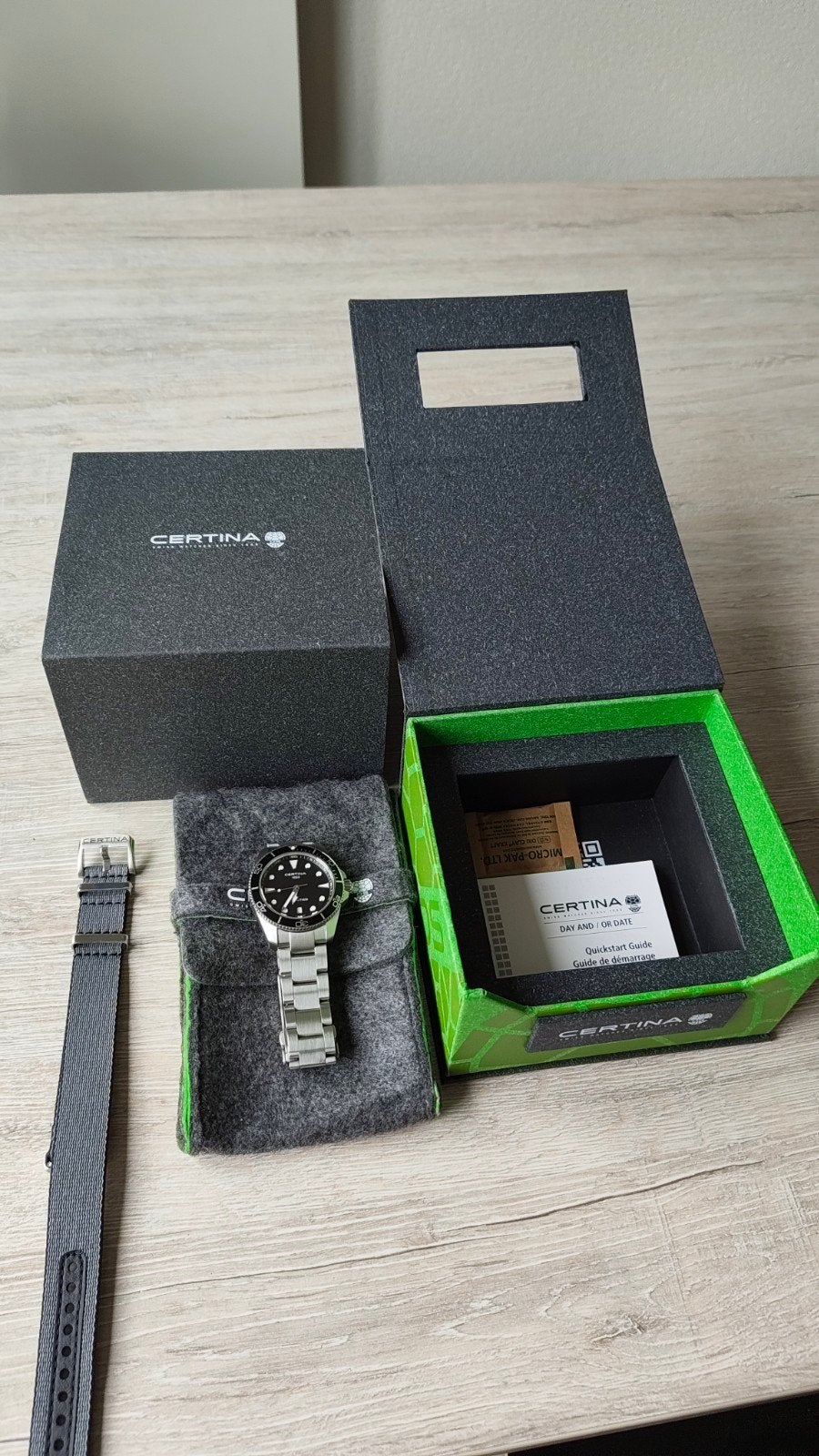 certina ds action 40 mm quartz, Ophalen of Verzenden