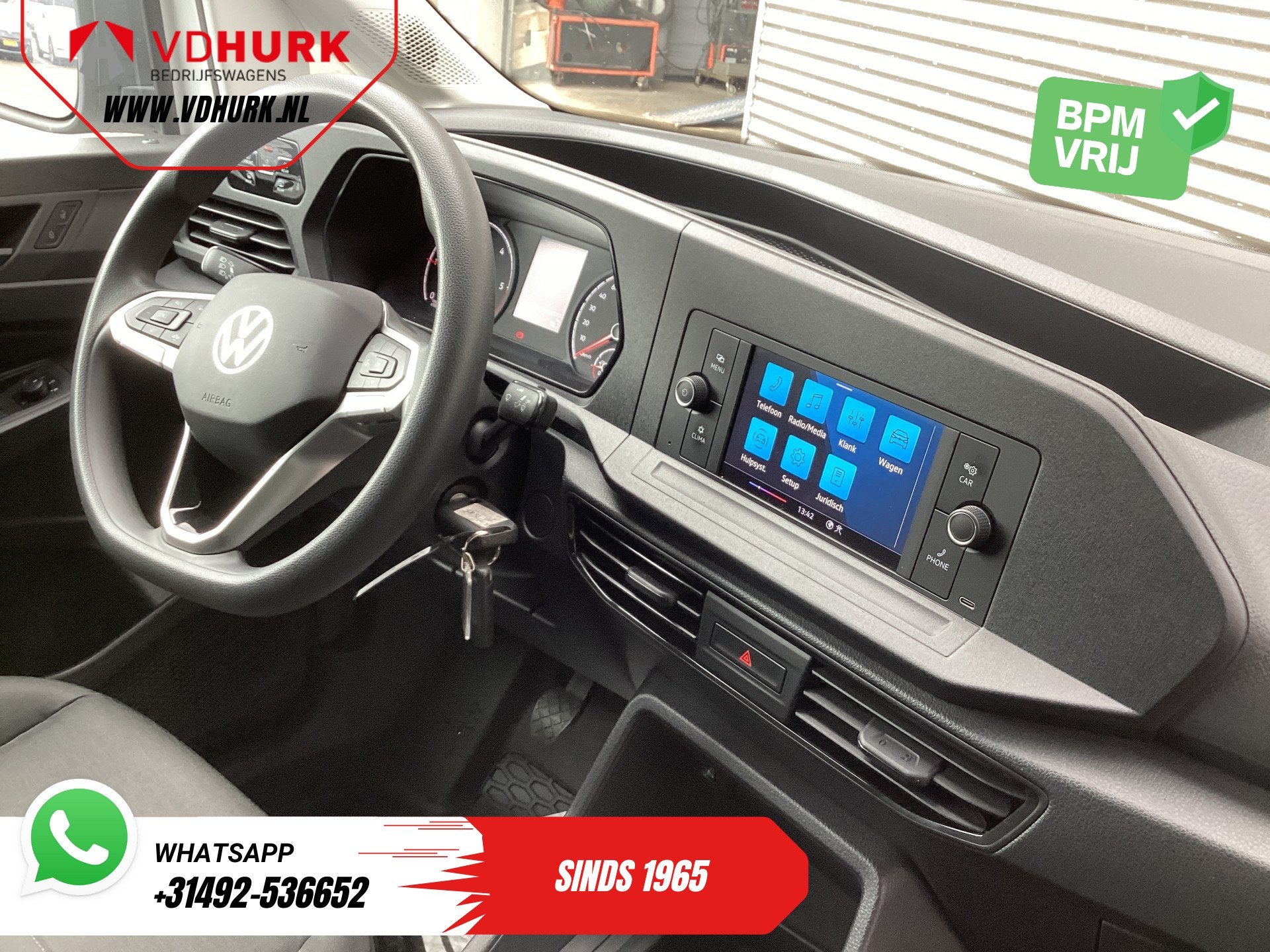 Volkswagen Caddy Cargo 2.0 TDI 100 pk Omvormer/ Sortimo/ Cru, Auto's, Bestelauto's, Voorwielaandrijving, Gebruikt, 4 cilinders