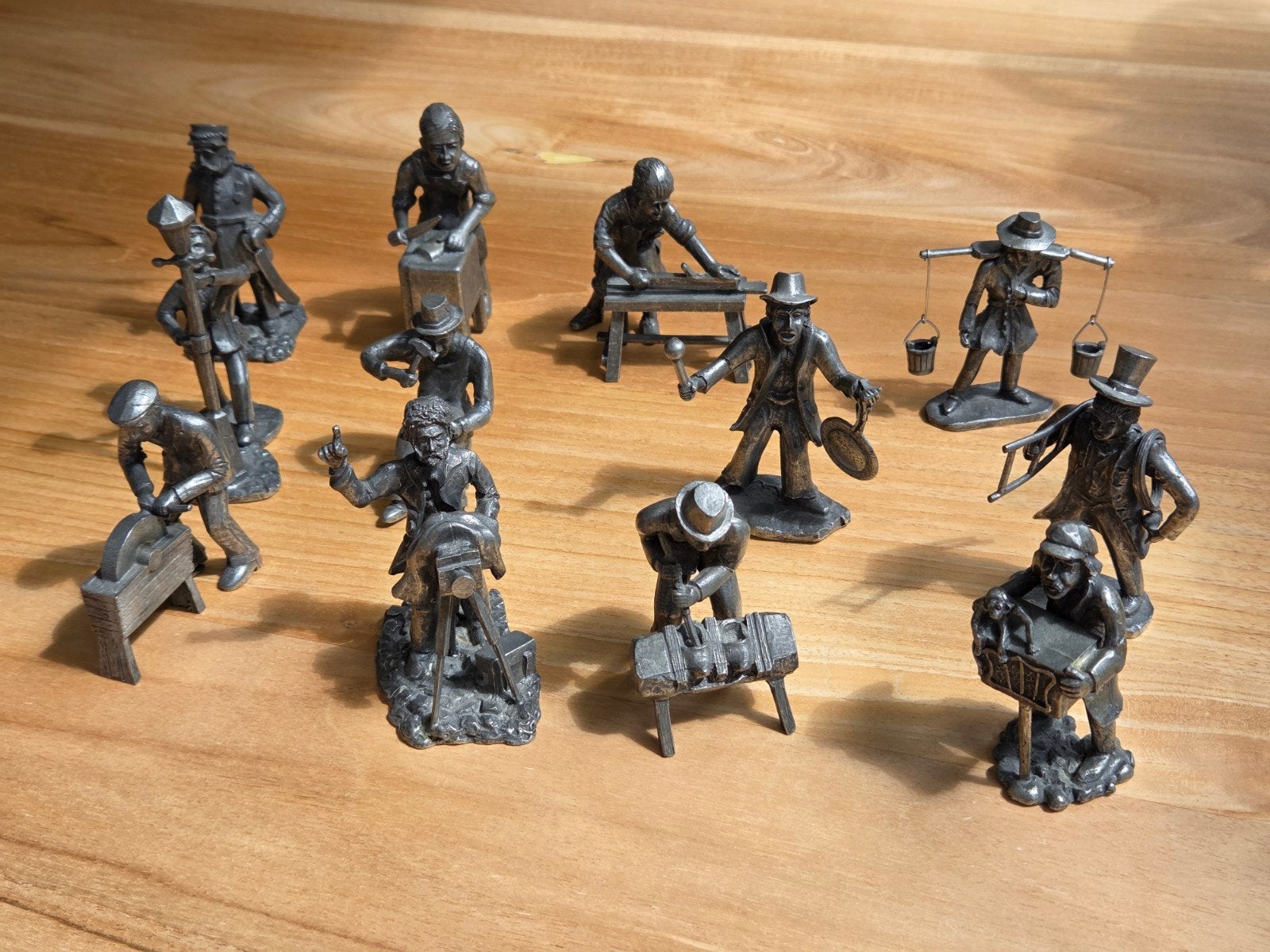 Daalderop Tin Figuren: Oude Ambachten en Kunsten, Antiek en Kunst, Ophalen of Verzenden