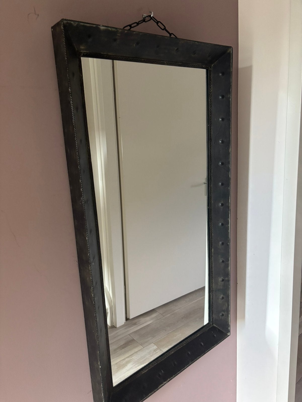 Spiegel, Ophalen, Gebruikt, 100 tot 150 cm, Rechthoekig