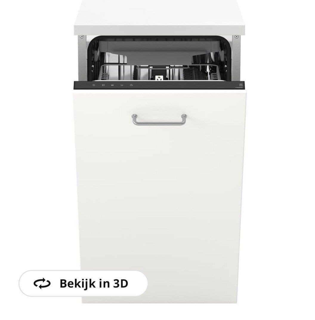 smalle vaatwasser ikea medelstor, Ophalen, Zo goed als nieuw, Minder dan 85 cm