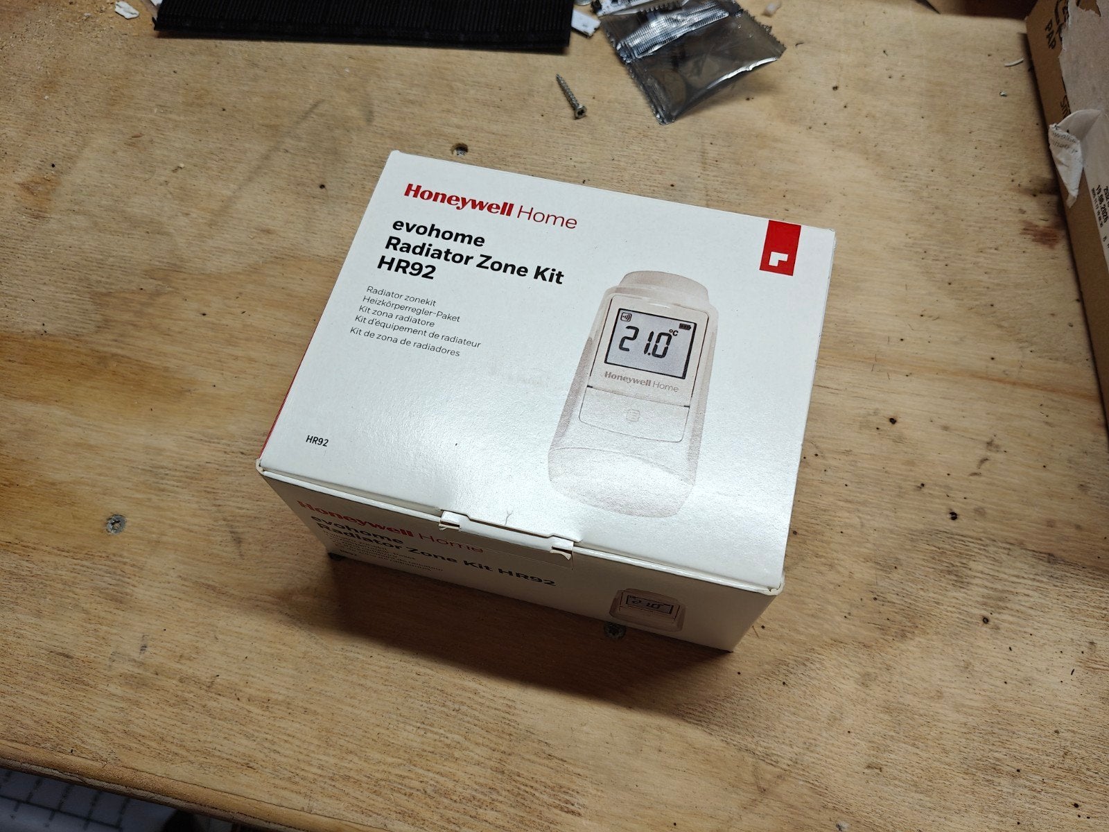 Honeywell Home evohome Radiator Zone Kit HR92, Ophalen of Verzenden, Slimme thermostaat, Zo goed als nieuw
