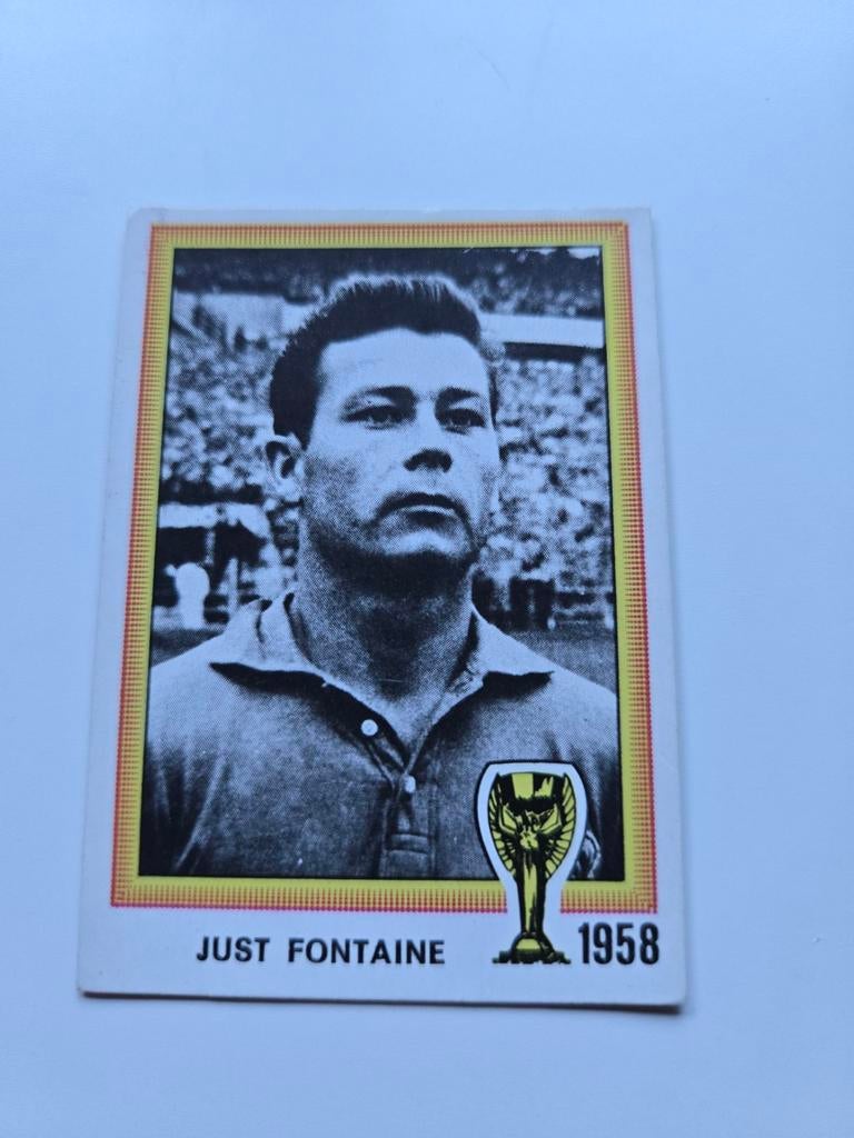 Just Fontaine Panini- WK 1978, Verzamelen, Ophalen of Verzenden, Gebruikt, Buitenlandse clubs, Spelerskaart