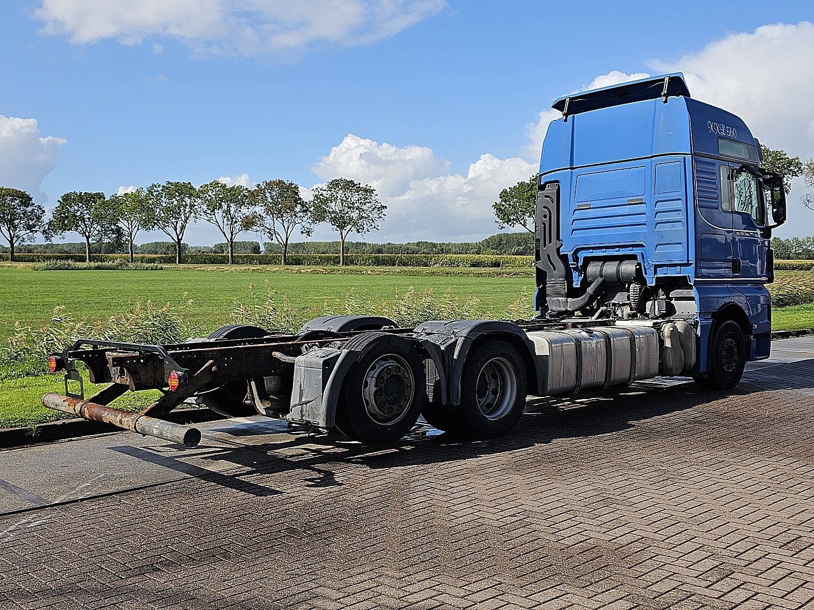 M.A.N. 26.560 TGX 6x2-4 chassis, Auto's, Automaat, Euro 6, Blauw, MAN