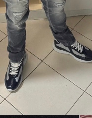 Prada cups maat 43 - Nieuw,, Kleding | Heren, Schoenen, Ophalen, Nieuw, Blauw, Sneakers of Gympen