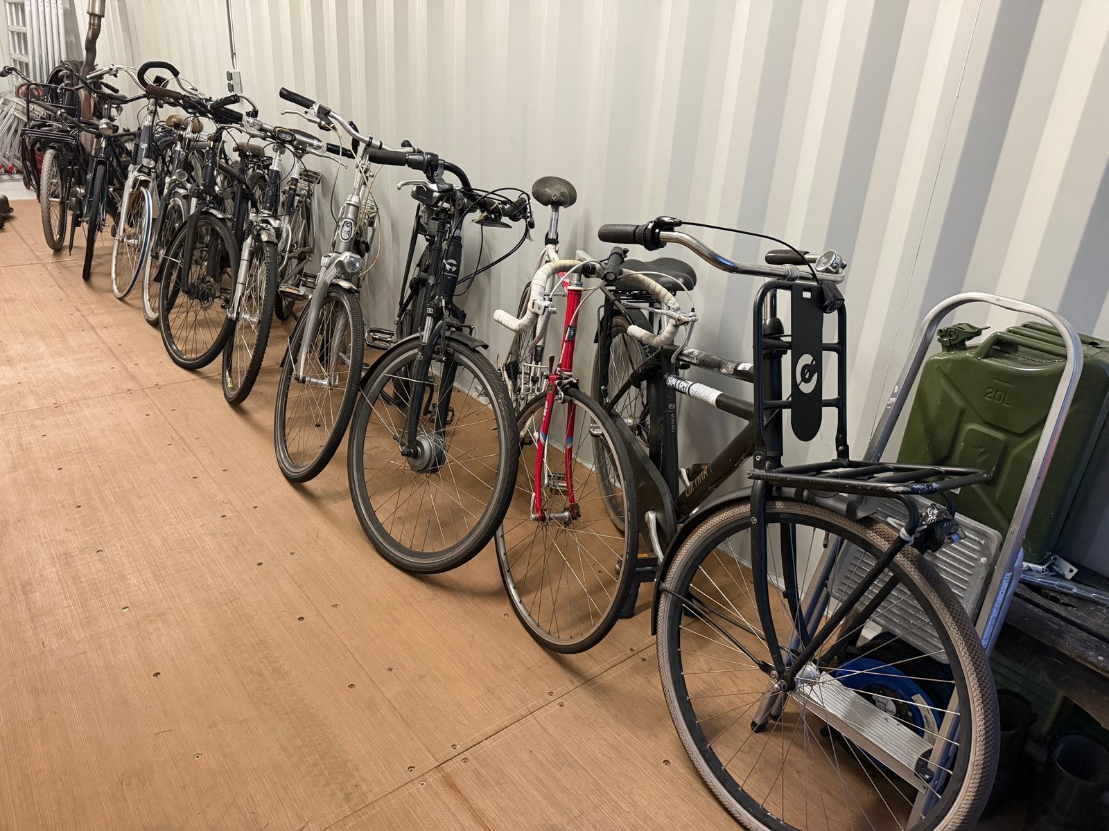 Partij gebruikte fietsen!, Fietsen en Brommers, Gebruikt, Velgrem, Versnellingen, 53 tot 57 cm