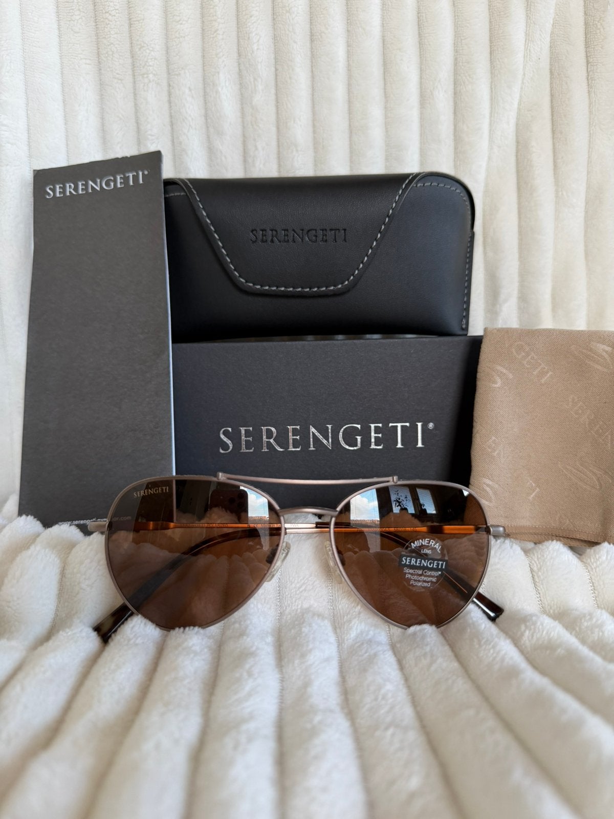 Serengeti Pete SS599004 incl garantie en btw-factuur, Zonnebril, Verzenden, Nieuw, Nvt