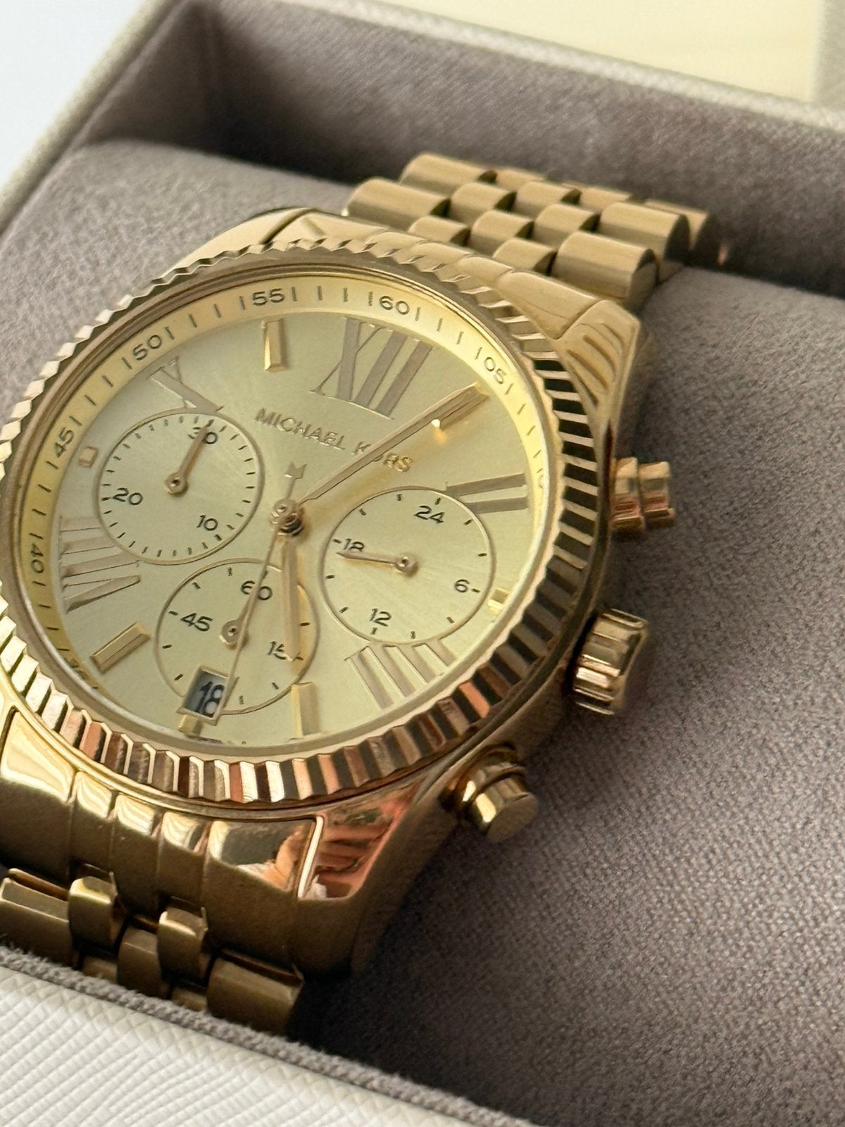Michael Kors Goud Horloge, Overige merken, Staal, Staal, Verzenden