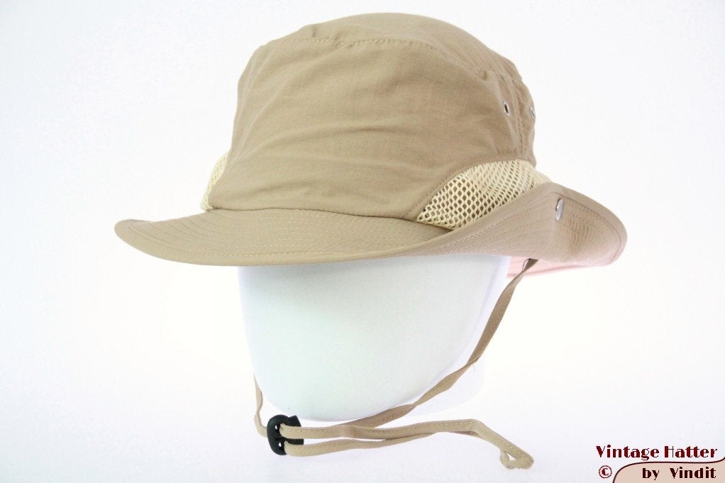 Zomer safari hoed khaki beige met mesh maten 58 en 59 nieuw, Ophalen of Verzenden, Nieuw, 58 of 59 cm (L, 7¼ of ⅜ inch), Hoed