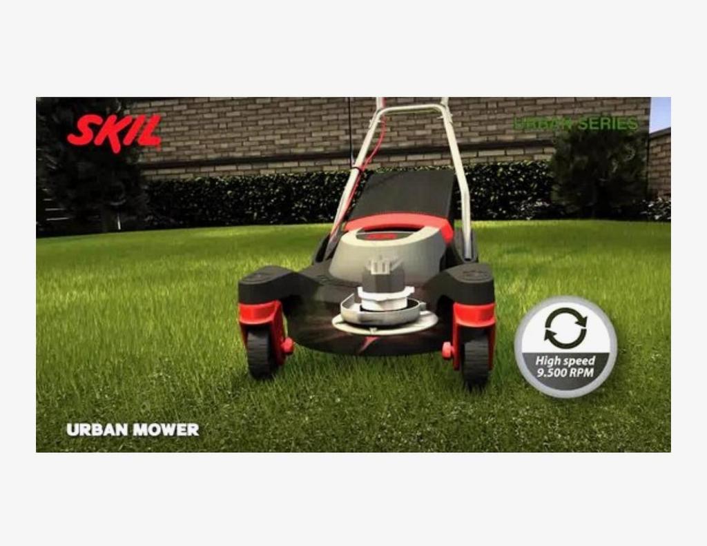 SKIL Urban Mower Elektrische Grasmaaier - Compact & Krachtig, Ophalen, Cirkelmaaier, Elektrische grasmaaier, Zo goed als nieuw
