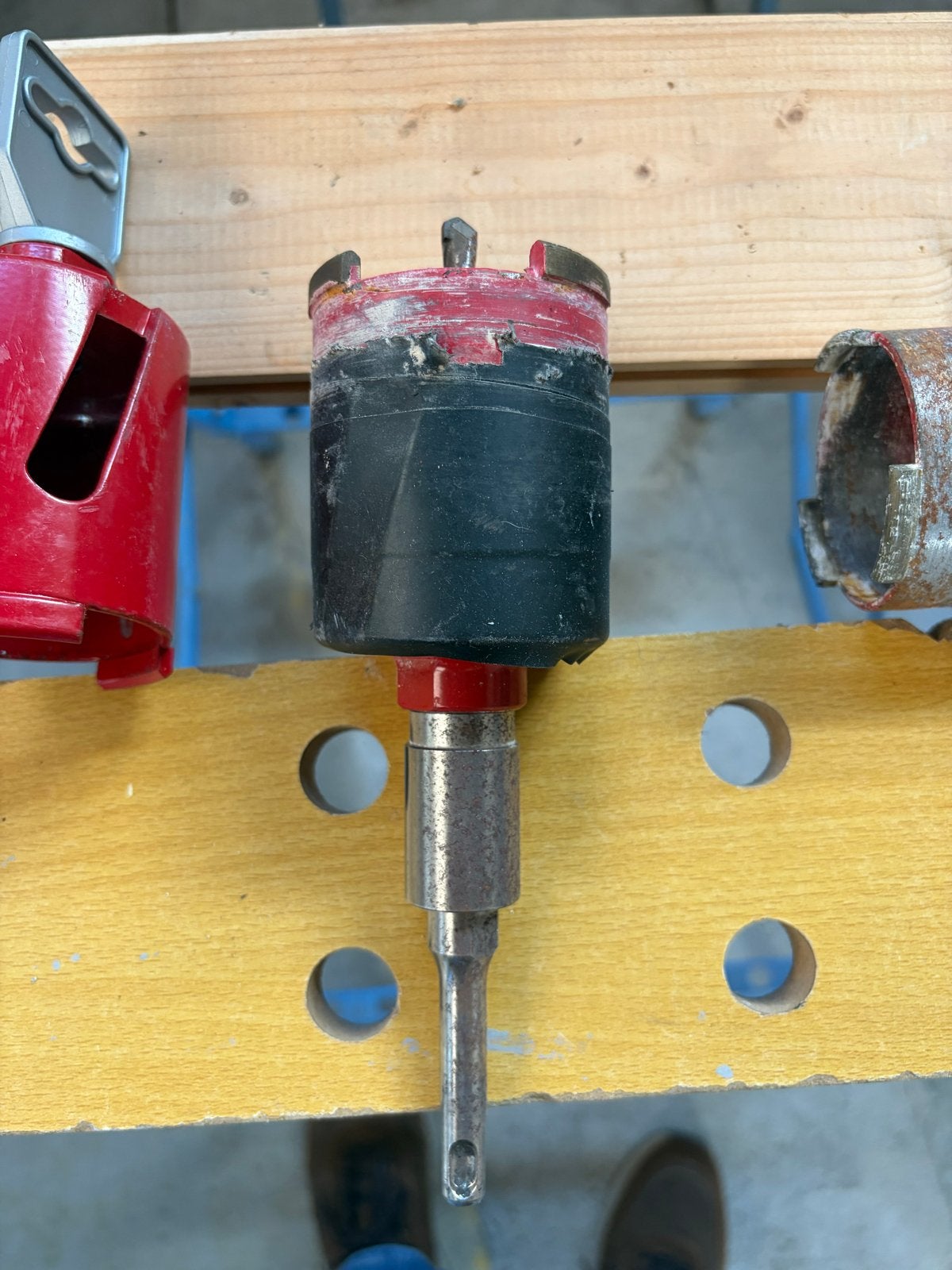 Gebruikte diamantboor 62mm met SDS aansluiting, Ophalen of Verzenden, Gebruikt
