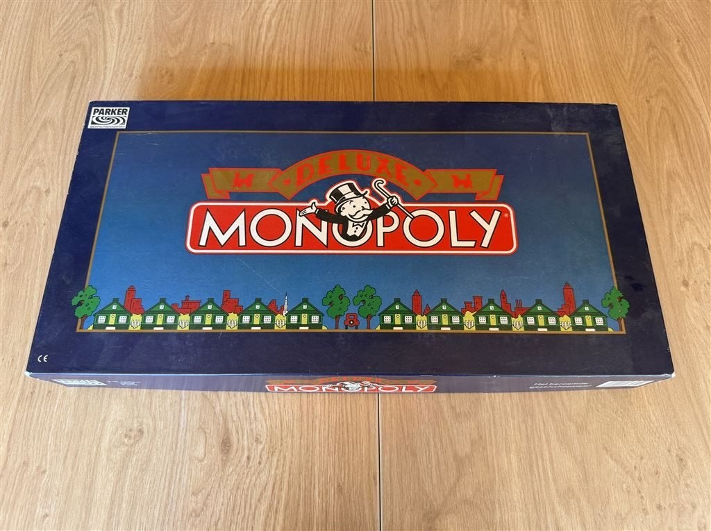 Monopoly Deluxe - S7238, Hobby en Vrije tijd, Gezelschapsspellen | Bordspellen, Ophalen of Verzenden, Zo goed als nieuw