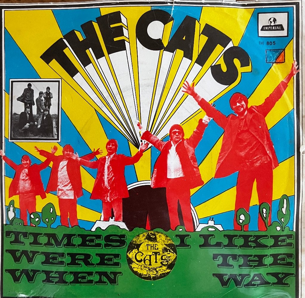 single: The Cats – Times Were When (1968), Ophalen of Verzenden, Gebruikt, Pop