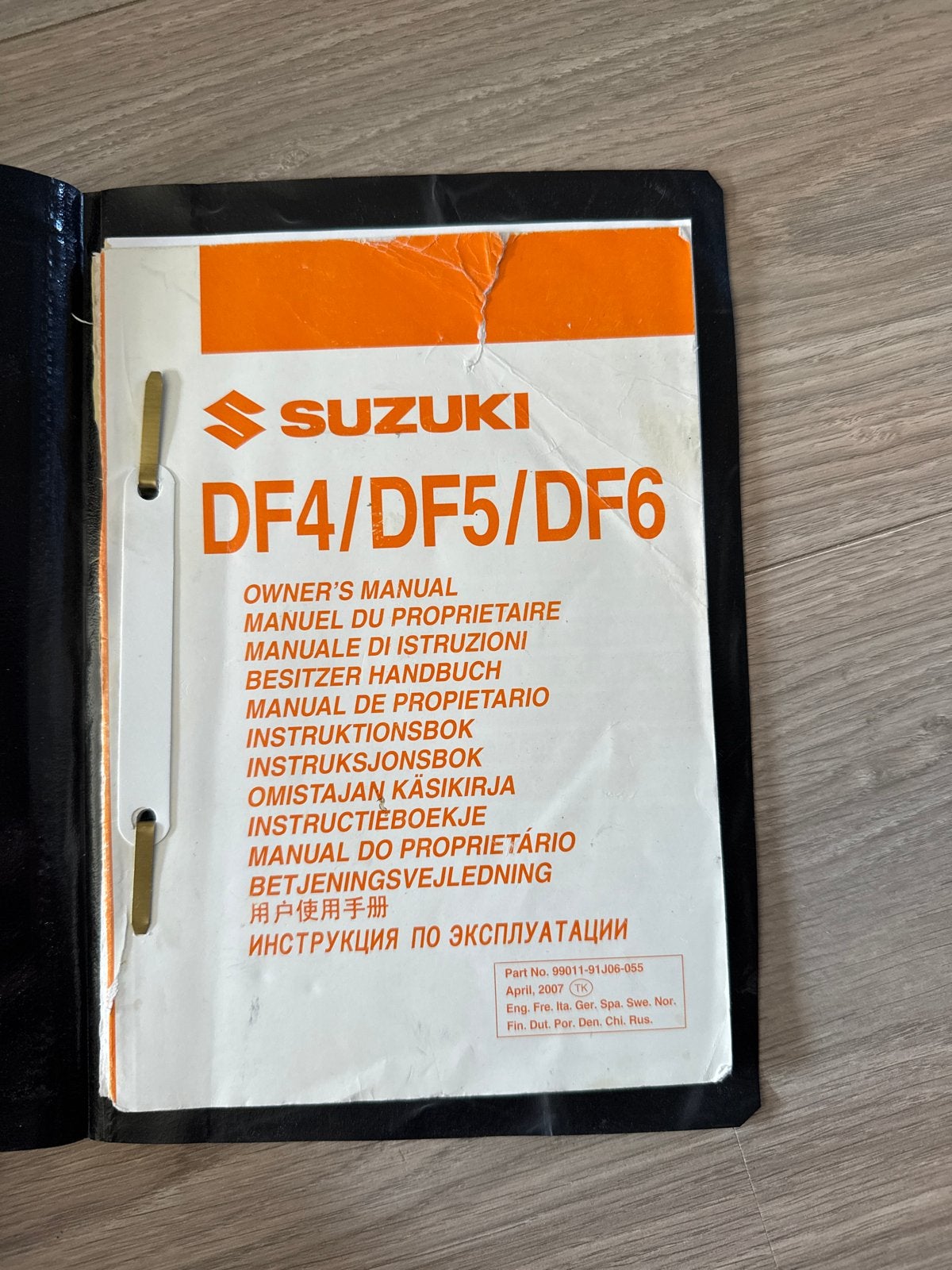 Suzuki DF4/DF5/DF6 Buitenboordmotor Handleiding, Ophalen of Verzenden, Suzuki