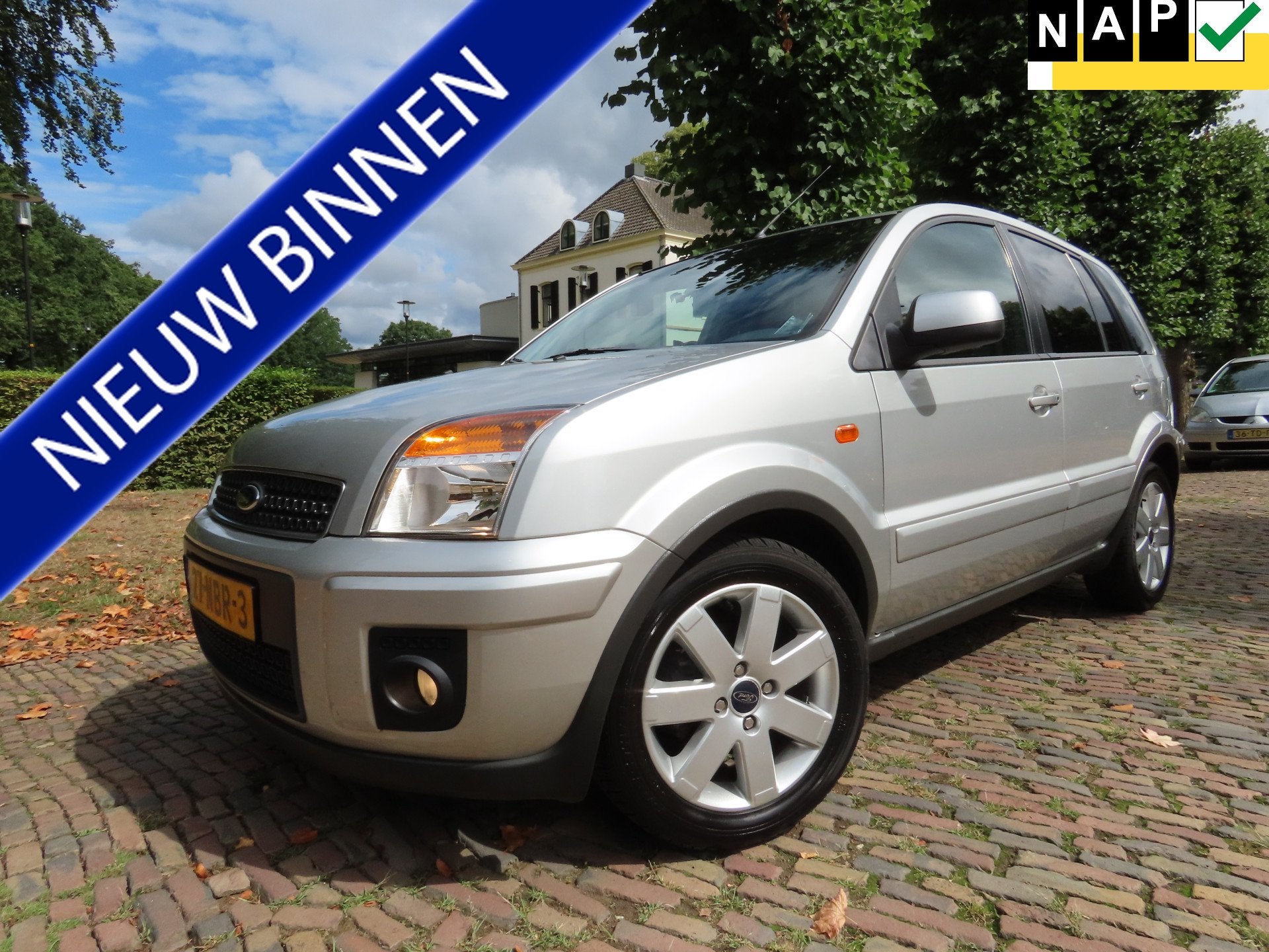 Ford Fusion 1.6-16V Futura Automaat *54475 KM N.A.P *Airco C, Auto's, Ford, Gebruikt, Zwart, 1064 kg, 49 €/maand