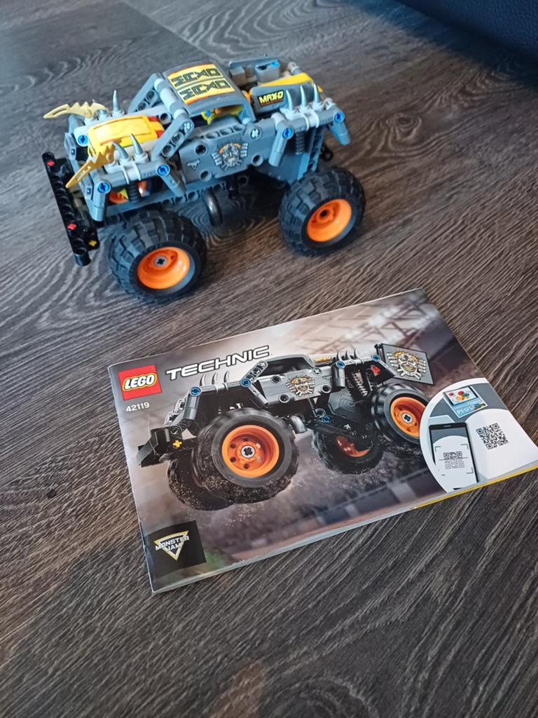 Lego Technic Monster Jam Max-D 42119, Gebruikt, Lego, Ophalen of Verzenden, Complete set