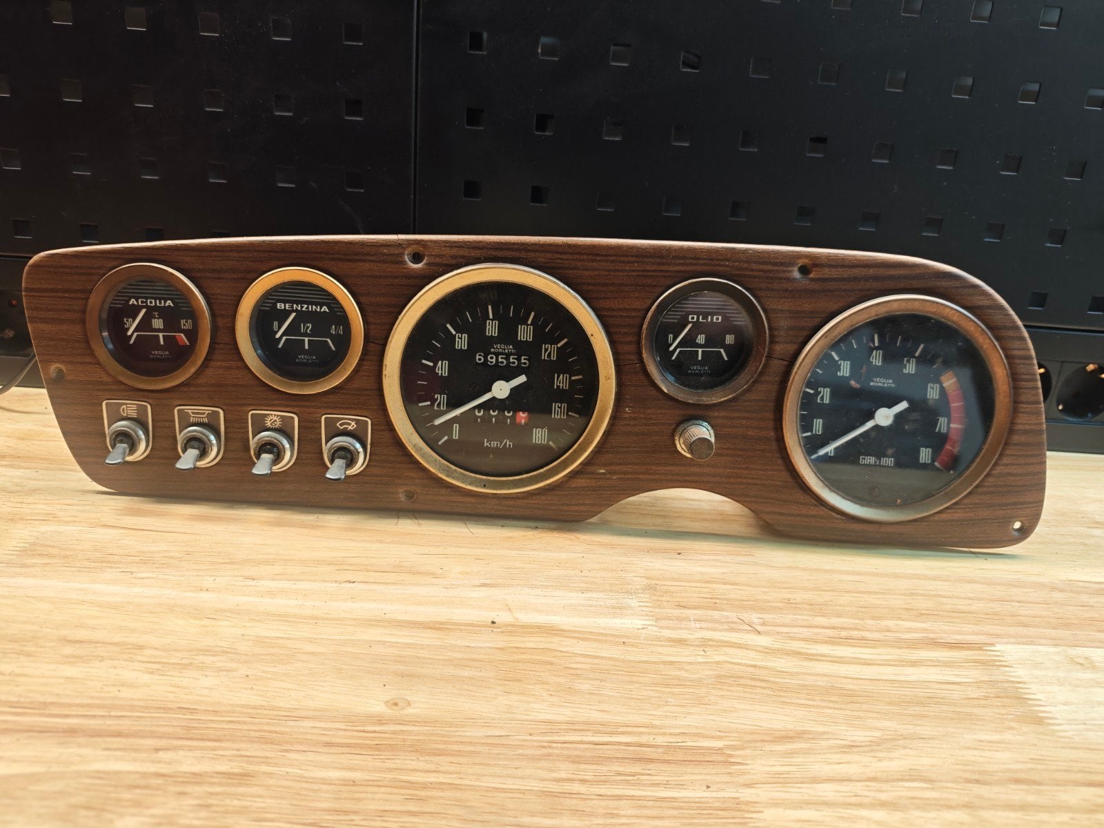 veglia Borletti metertjes fiat spider, Auto-onderdelen, Ophalen of Verzenden, Fiat