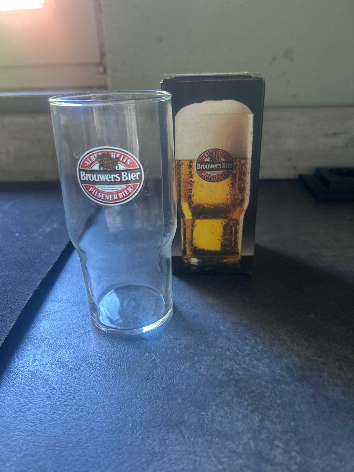 Albert Heijn Brouwers Bier Pilsener Bierglas, Glas of Glazen, Nieuw, Ophalen of Verzenden, Glas