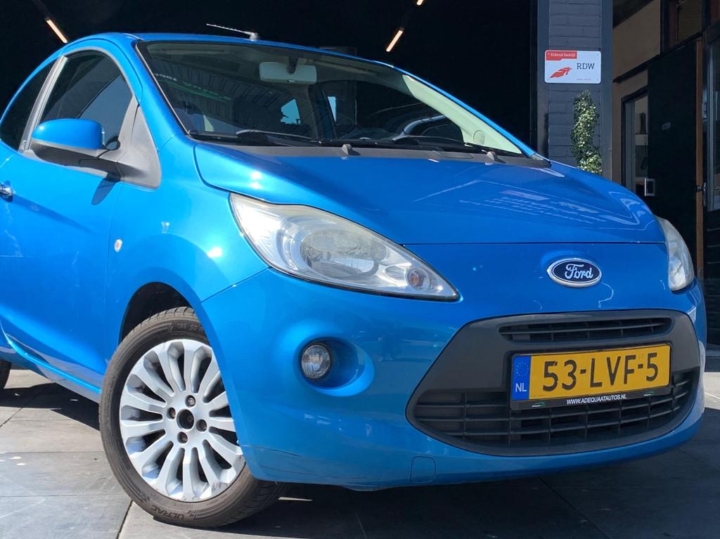 Ford Ka 1.2 Titanium X|Airco|El.Ramen|NAP|AUX|APK, Voorwielaandrijving, Stof, Gebruikt, 4 cilinders