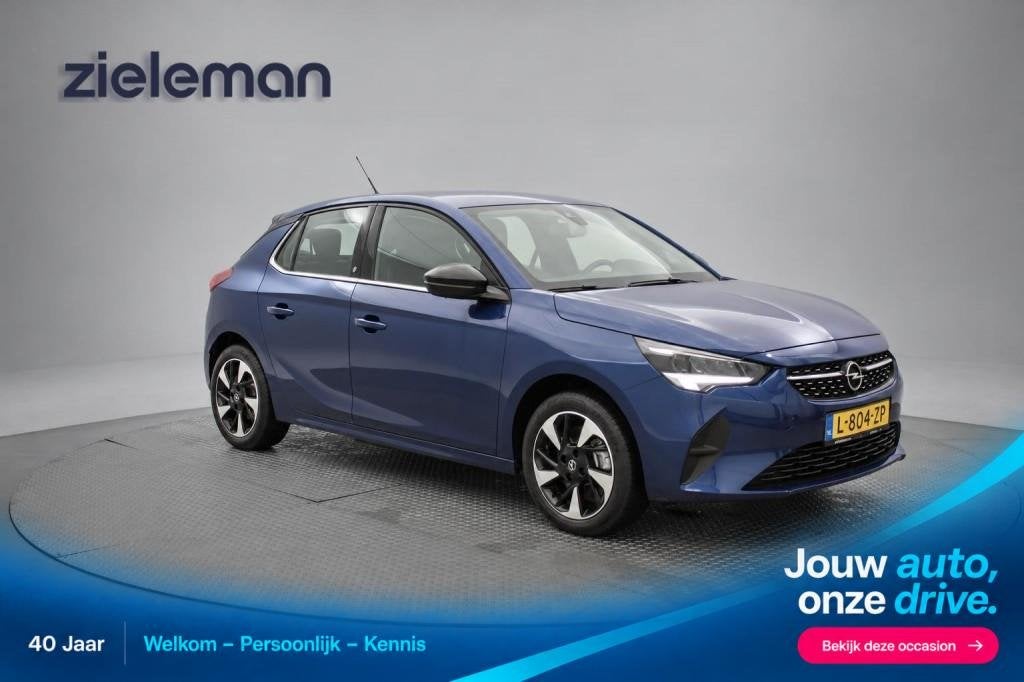Opel CORSA-E Elegance 50 kWh - Carplay, Cruise, Clima, Half, Auto's, 136 pk, Gebruikt, Overige modellen, Met garantie (alle)