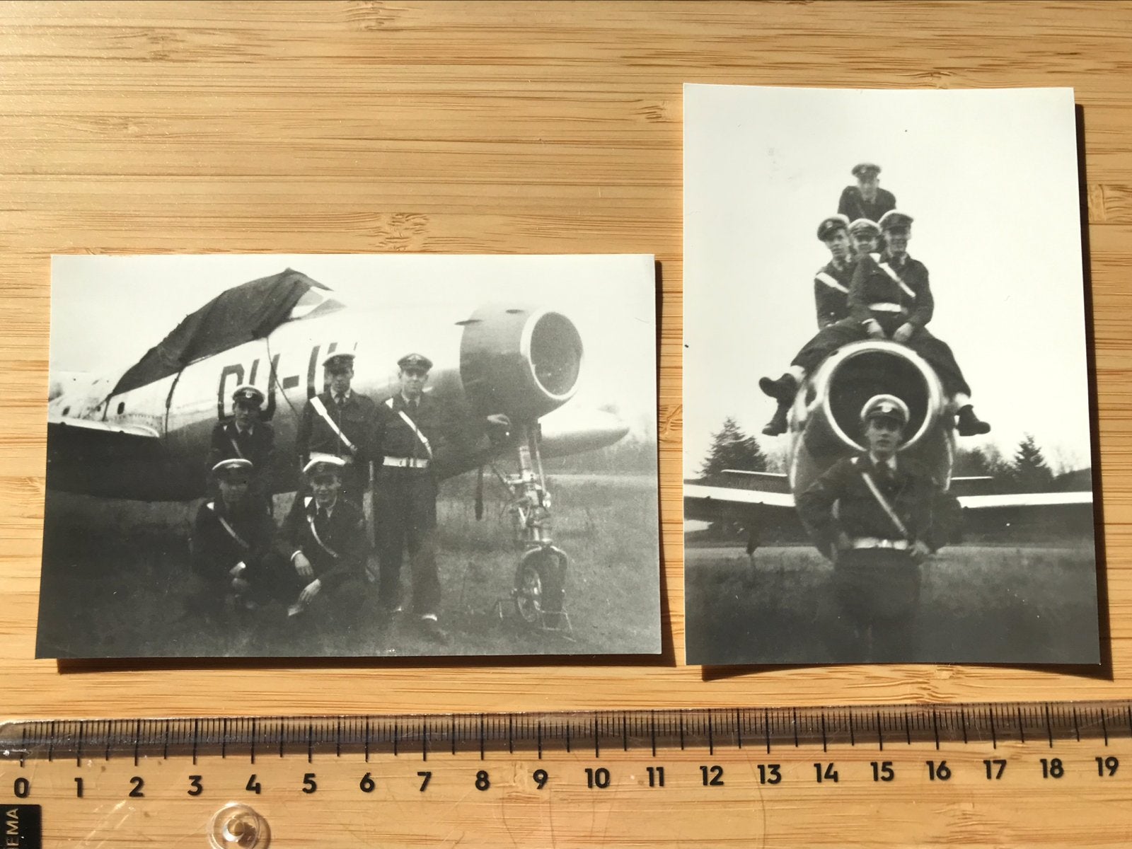 2x bijzondere foto Republic F-84 Thunderjet KLU Luchtmacht, Verzamelen, Ophalen of Verzenden, Zo goed als nieuw, Kaart, Foto of Prent