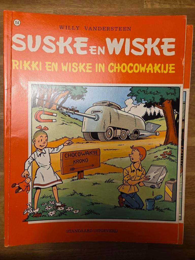 Suske en Wiske nummer 154 - Rikki en Wiske in Chocowakije, Boeken, Stripboeken, Ophalen of Verzenden