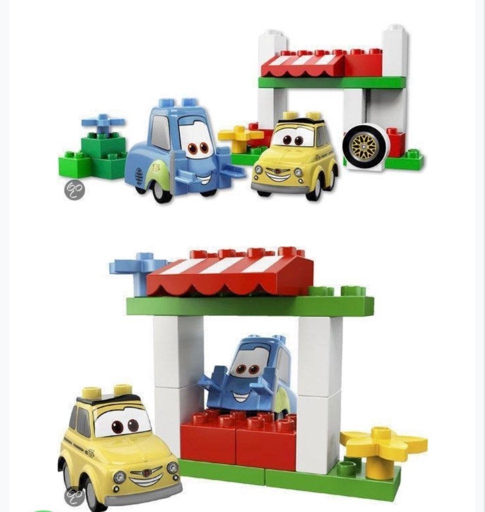 Pakket Lego Duplo CARS 5815, 5817, 5818, 6132, 6134!, Verzenden, Zo goed als nieuw, Meerdere sets, Complete set