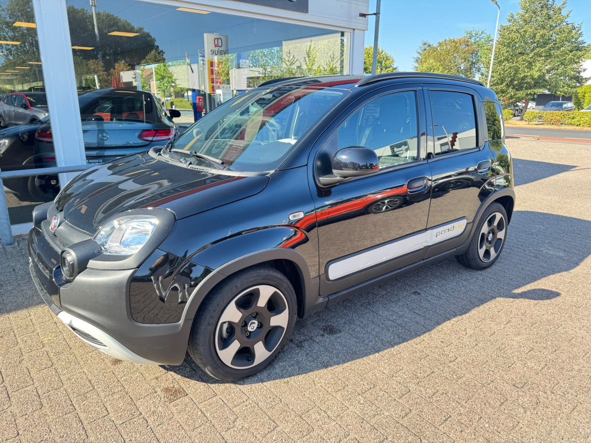 Fiat Pandina 1.0 Cross, Auto's, Fiat, 945 kg, Gebruikt, Zwart, Bedrijf