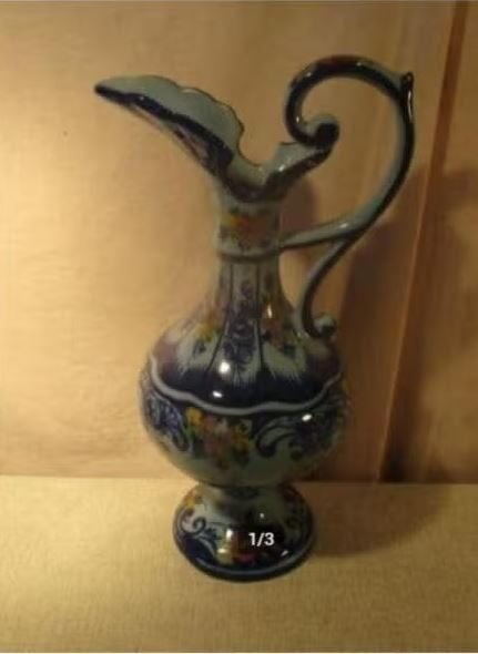 Prachtige Portugese Keramieke Kruik - 43cm, Ophalen of Verzenden