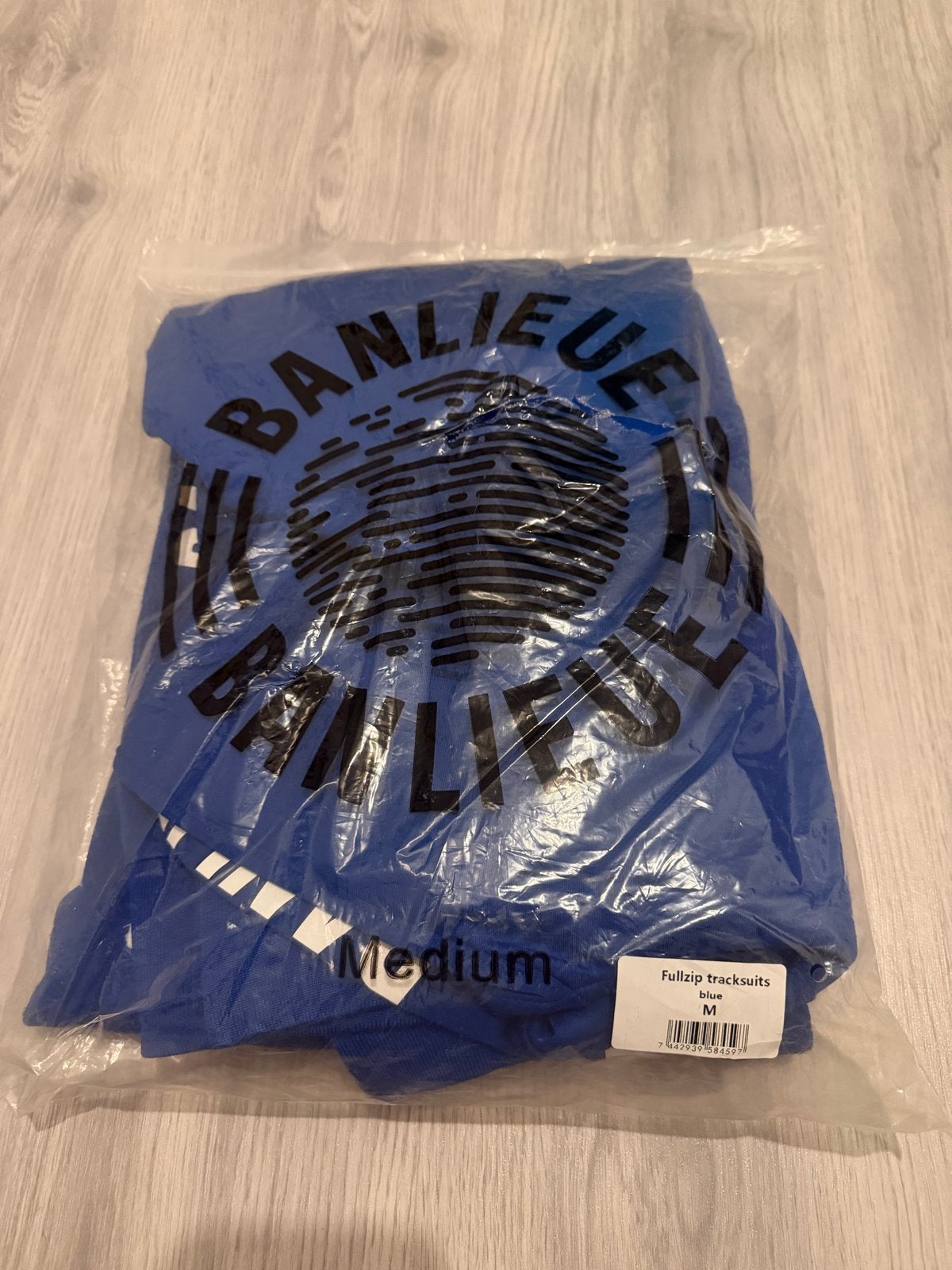 Banlieue Fullzip trainingspak - Blauw - Maat M, Ophalen, Nieuw, Algemeen, Maat 48/50 (M)