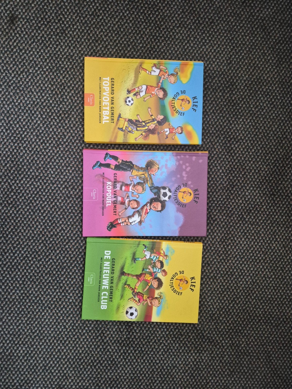 De Goalies: Topvoetbal, Kopduel, De Nieuwe Club (3 boeken), Boeken, Ophalen of Verzenden, Zo goed als nieuw, Gerard van Gemert