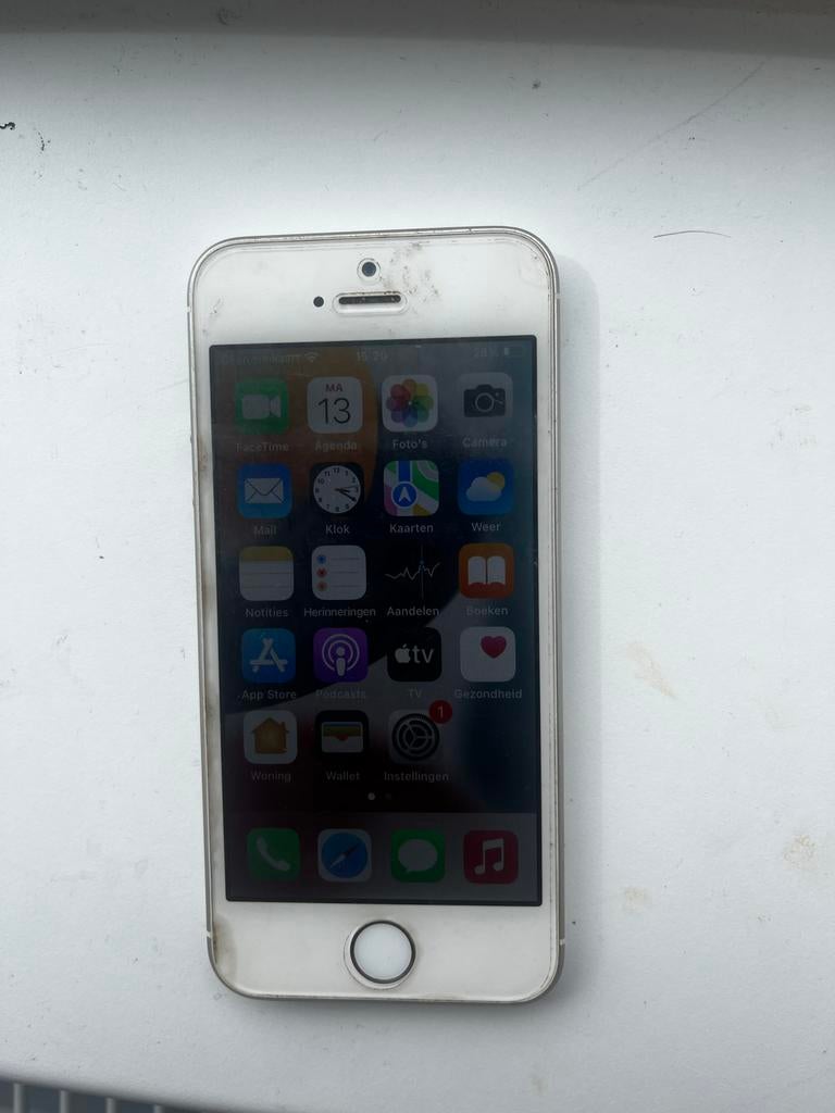 iPhone SE (2016), Telecommunicatie, Mobiele telefoons | Apple iPhone, Gebruikt, 16 GB, Wit, IPhone SE (2016)