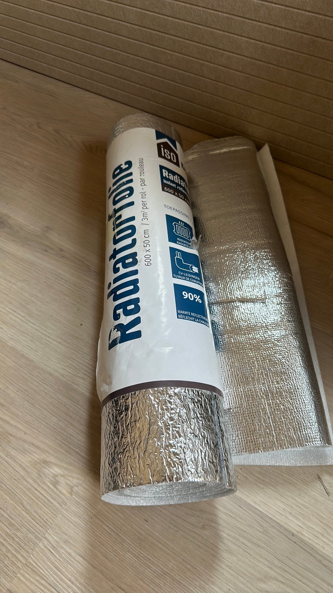 Gratis Radiatorfolie, Overige materialen, Zo goed als nieuw, Minder dan 5 m², Ophalen
