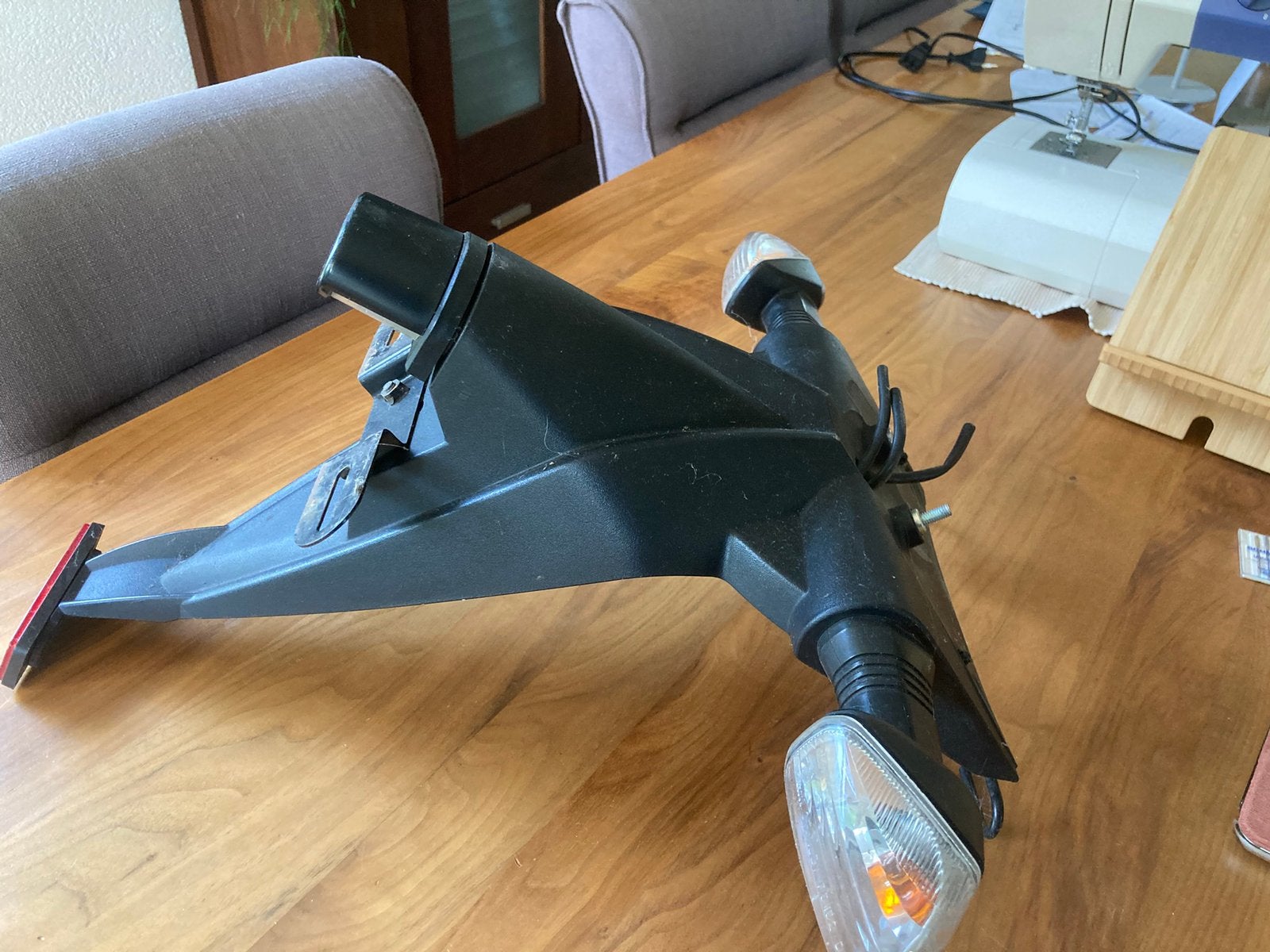 Een kentekenplaathouder Kawasaki 750 en een paddockstand, Ophalen of Verzenden, Zo goed als nieuw