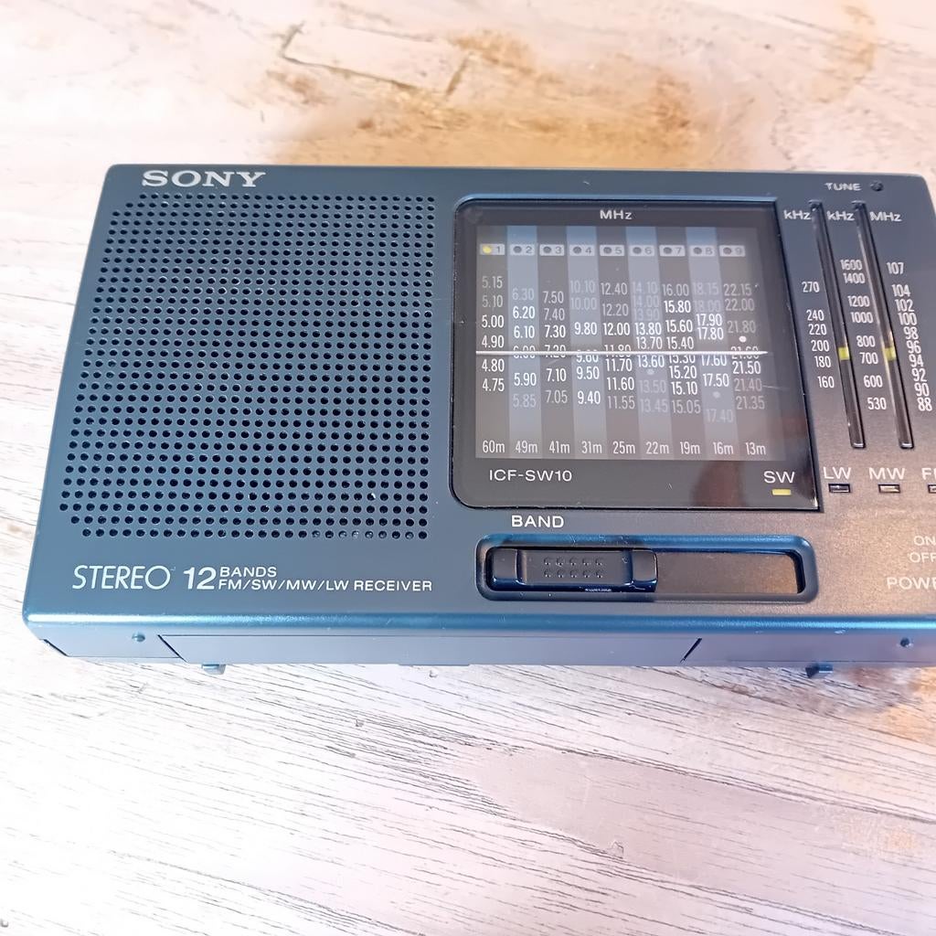 sony wereldontvanger icf-sw10, Ophalen of Verzenden, Wereldontvanger