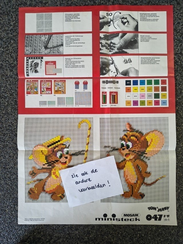 * Ministeck Prestofix 047 Tom & Jerry 1983 *, Hobby en Vrije tijd, Verzenden, Gebruikt, Overige typen