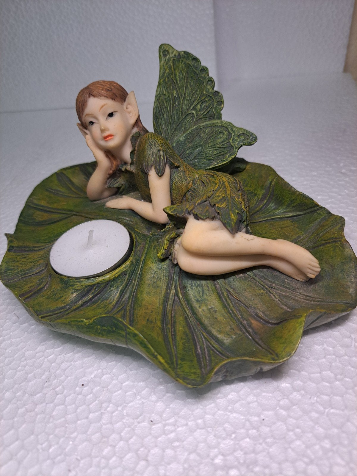 flowerfairie theelichthouder, Verzamelen, Beelden en Beeldjes, Ophalen of Verzenden, Zo goed als nieuw