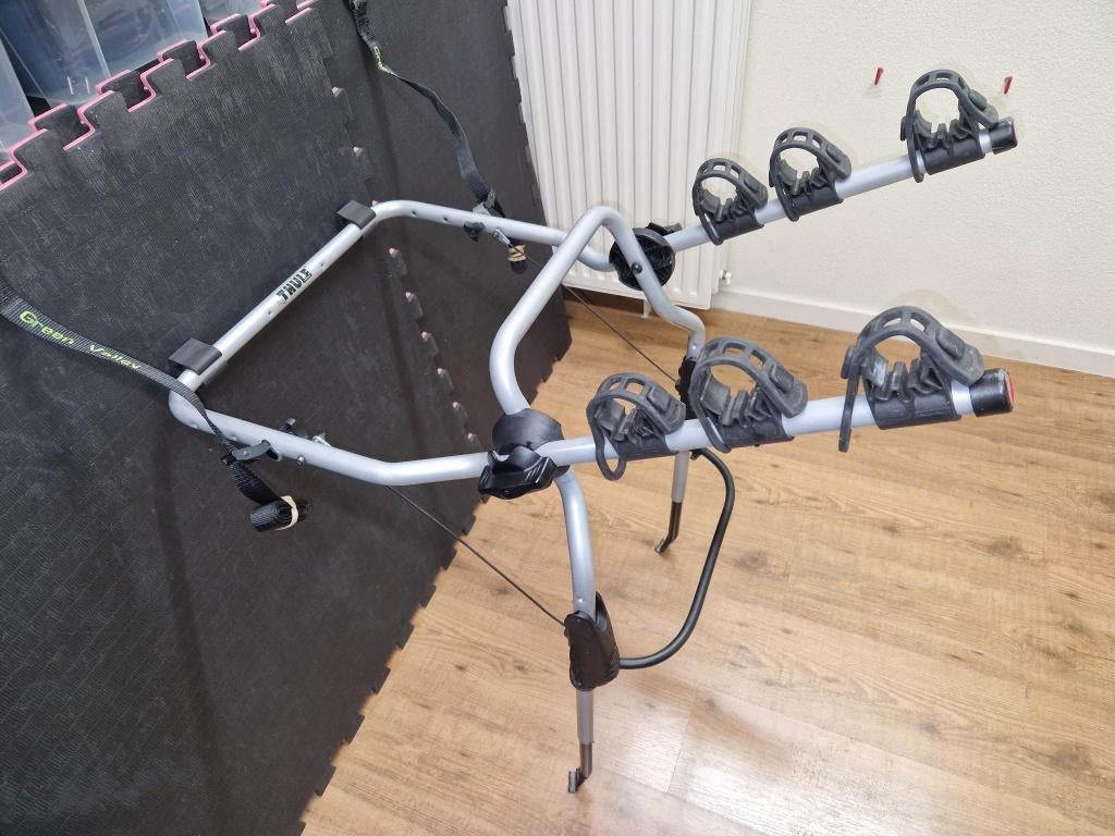 Thule Fietsdrager ClipOn 9103, Auto diversen, Fietsendragers, 3 fietsen of meer, Gebruikt, Brede banden, Achterklepdrager