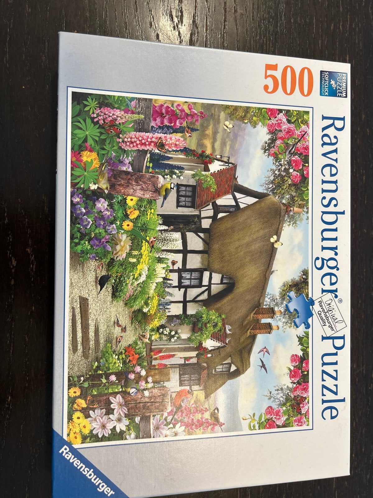 Ravensburger Legpuzzel 500 stukjes - Cottage Tuin, Ophalen of Verzenden, Minder dan 500 stukjes, Gebruikt, Legpuzzel