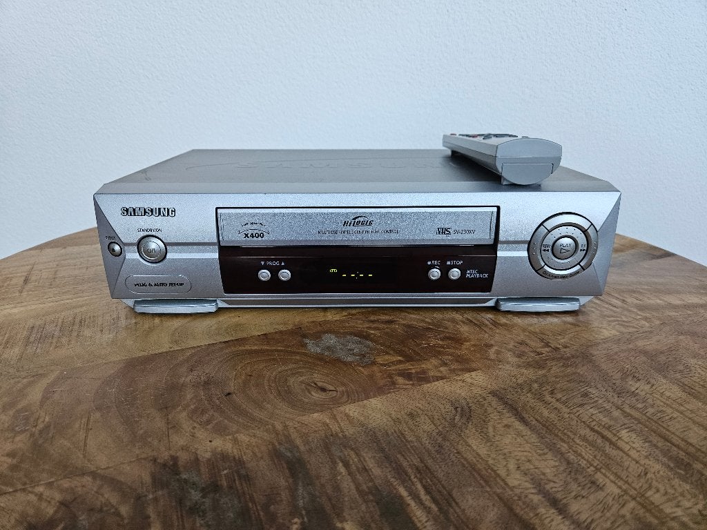 Samsung VHS videorecorder met afstandsbediening, Ophalen of Verzenden, Gebruikt, VHS-speler of -recorder