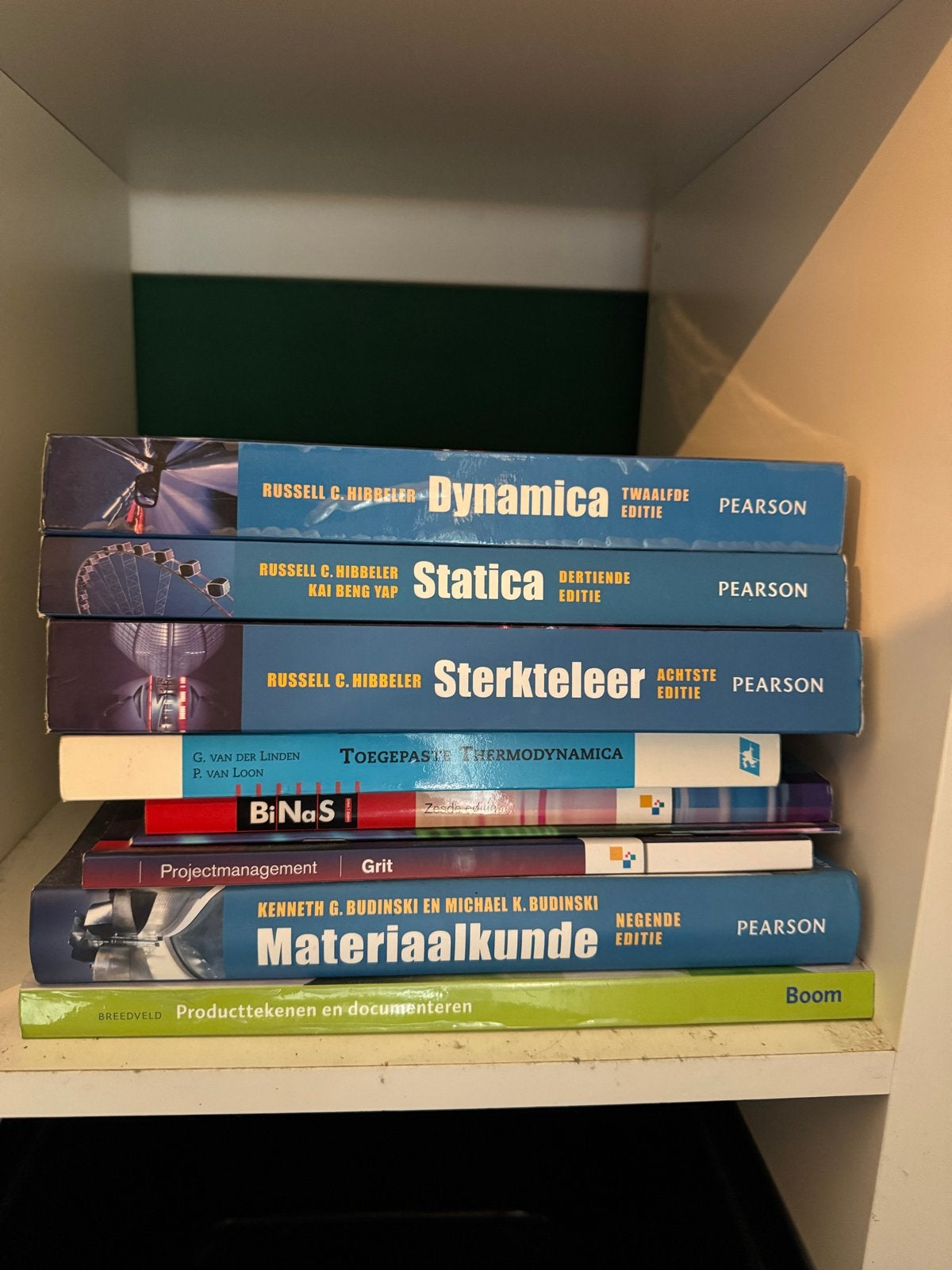 Diverse Studieboeken: Dynamica, Statica, Materiaalkunde, Ophalen, Beta, Gelezen, HBO