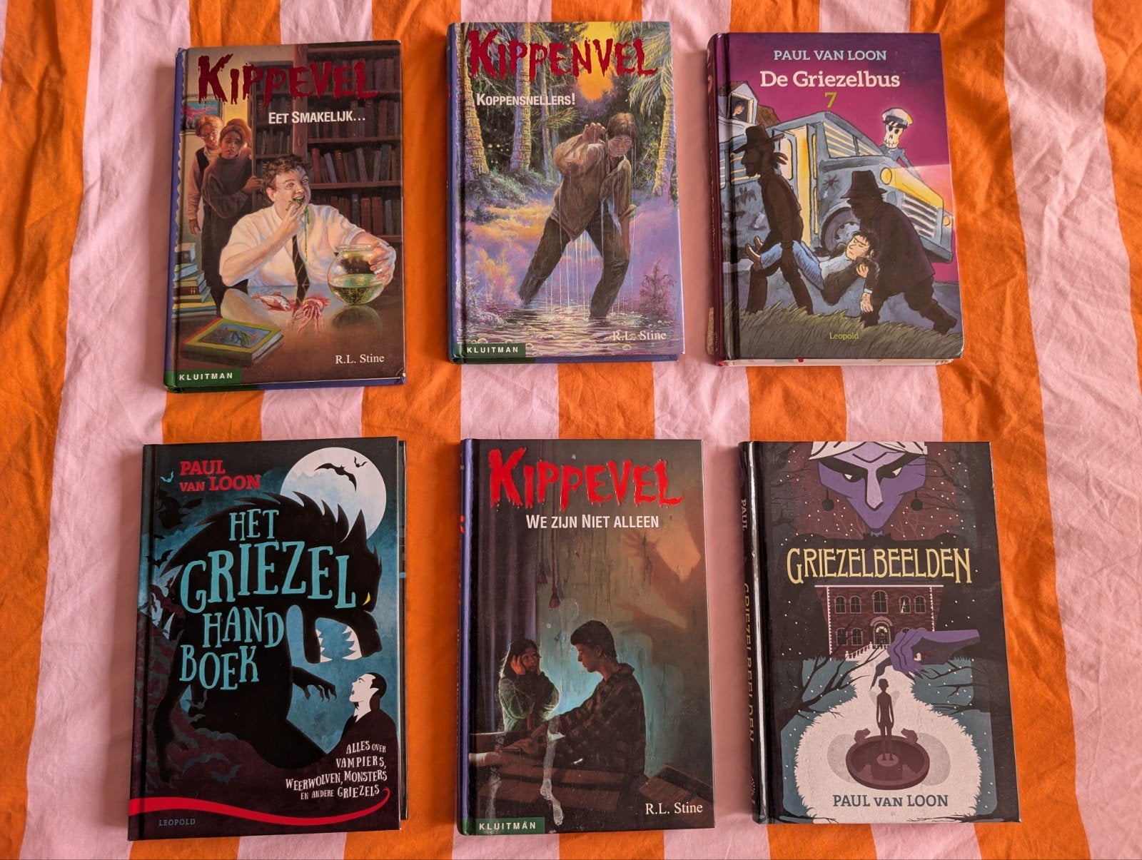 6 griezelboeken: Kippenvel en Paul van Loon collectie, Ophalen of Verzenden, Zo goed als nieuw, Nederland