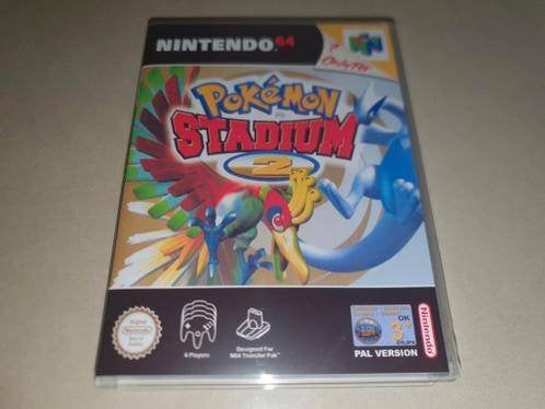 Pokemon Stadium 2 N64 Game Case, Avontuur en Actie, Verzenden, 1 speler, Zo goed als nieuw