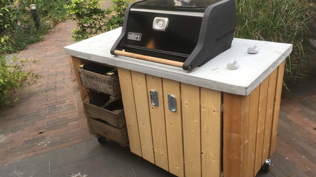 Weber gasbarbecue - bbq zonder onderstel, Ophalen of Verzenden, Gebruikt