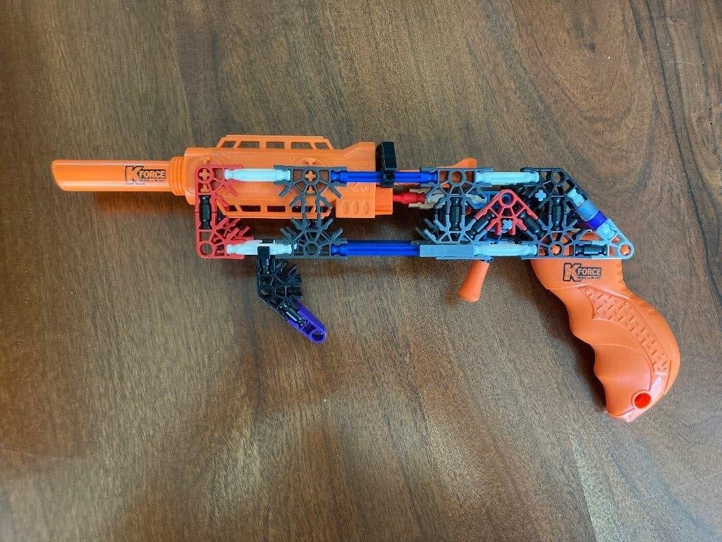 Knex - Nerf pistool, Kinderen en Baby's, Speelgoed | Buiten | Actiespeelgoed, Ophalen of Verzenden, Gebruikt