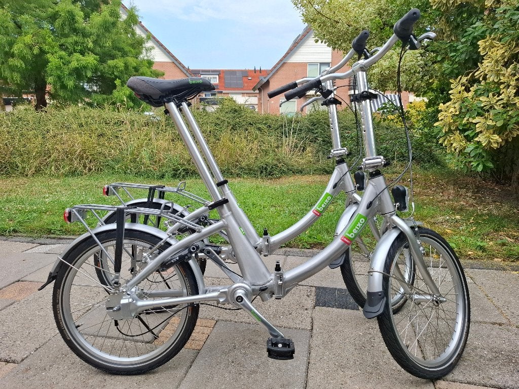 Beixo compact vouwfiets set 7-speed Shimano Nexus, 20 inch of meer, Velgrem, Zo goed als nieuw, Totaal opvouwbaar